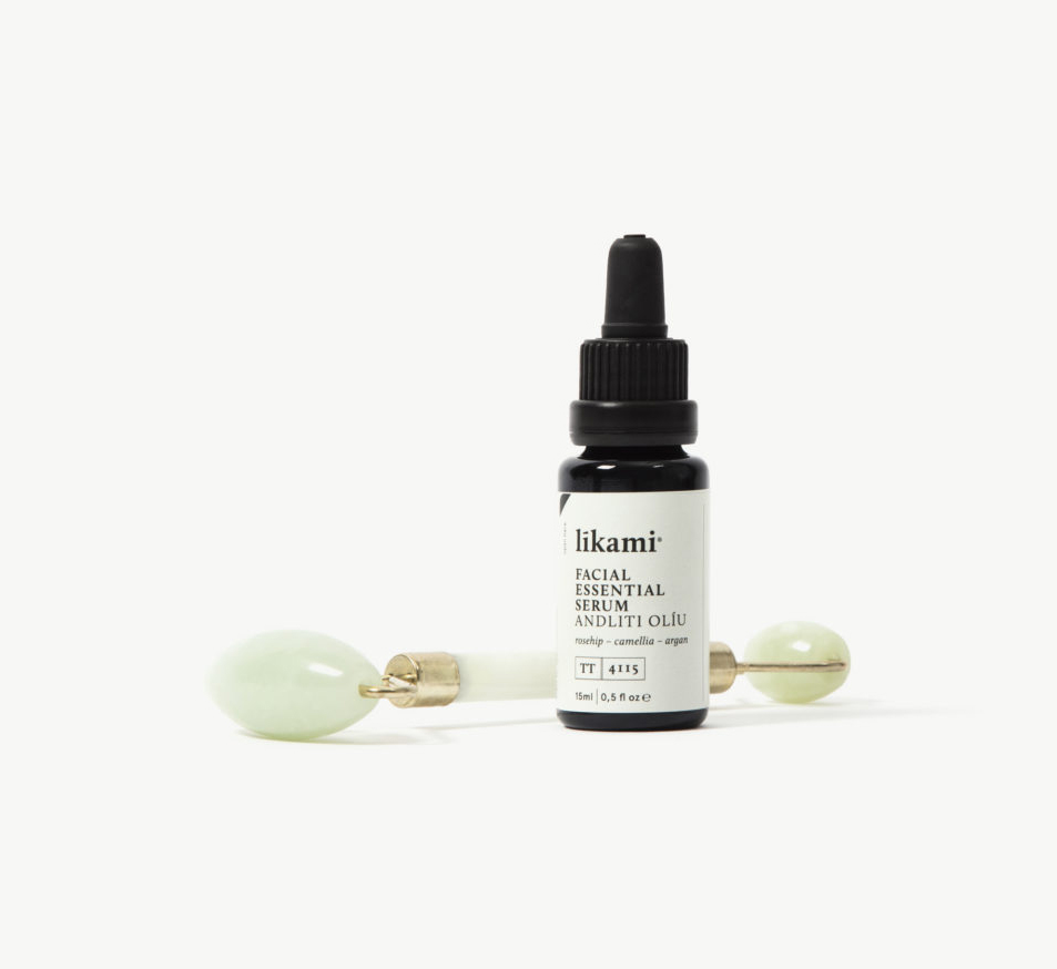 Facial Essential Serum + Jade Stone Roller