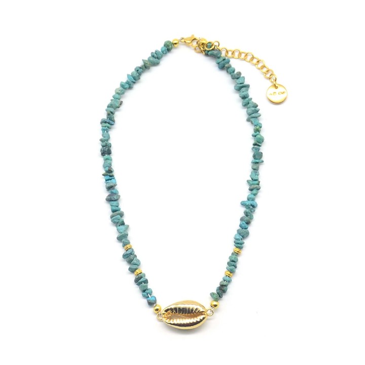 Green_turqoise_shell_Necklace