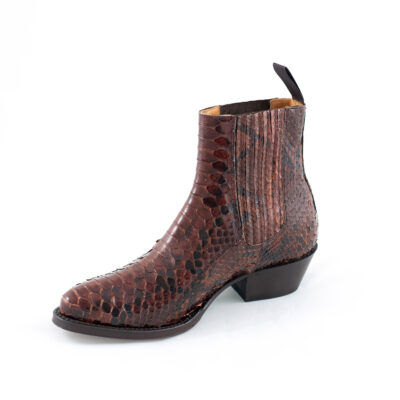 Piton Avellana Brown Ankle Boots