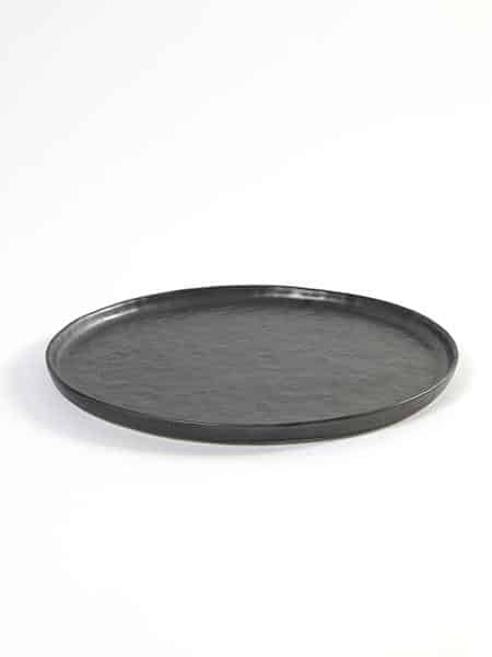 PLATE MEDIUM D27 H1,6 BLACK