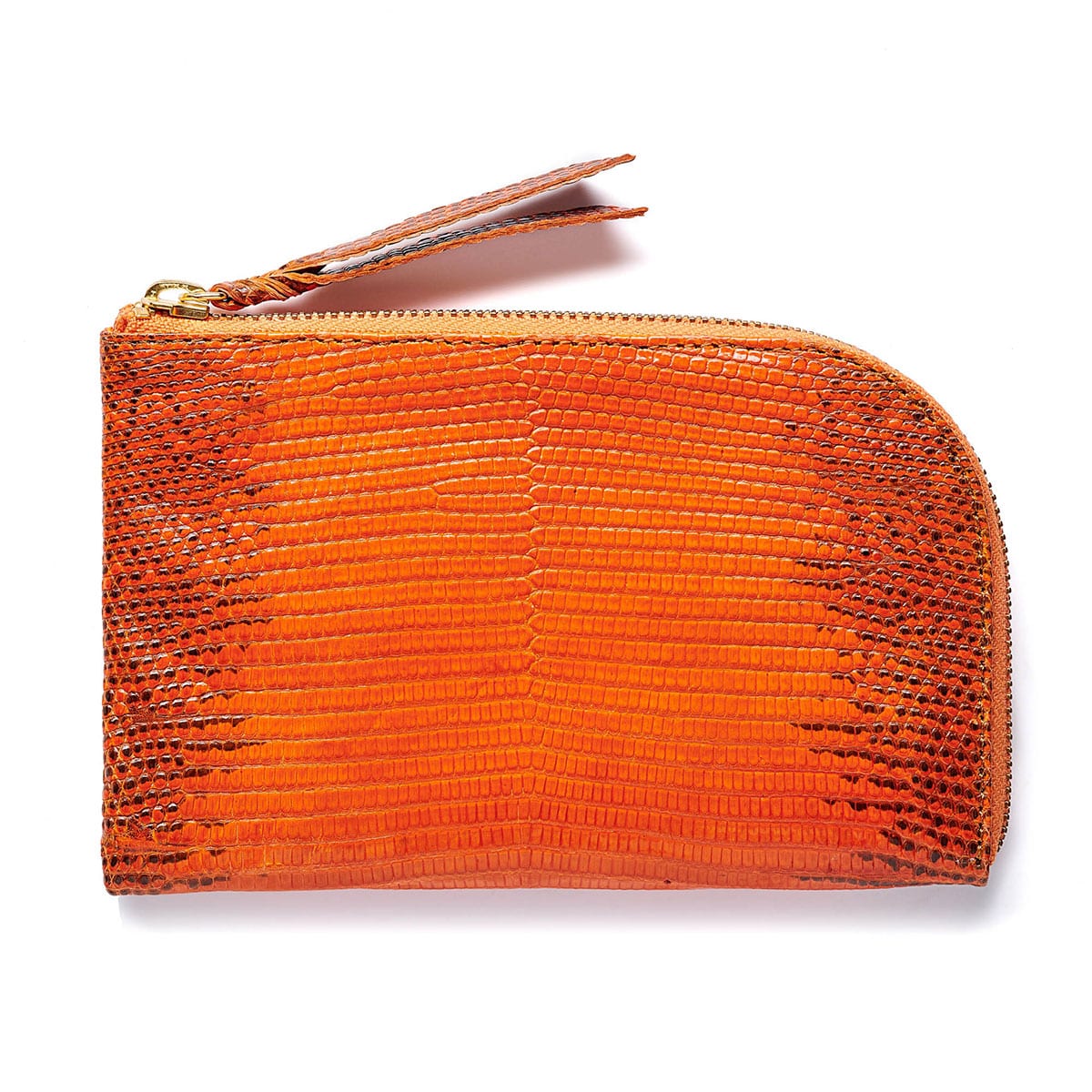 Claris-Virot_orange-lezard-Max-wallet
