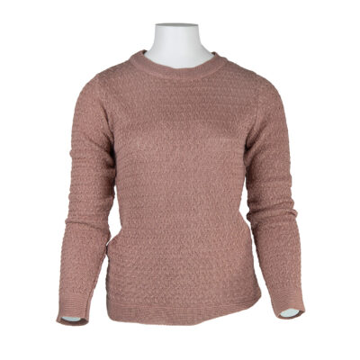 Georgio Linen Sweater – Old Pink