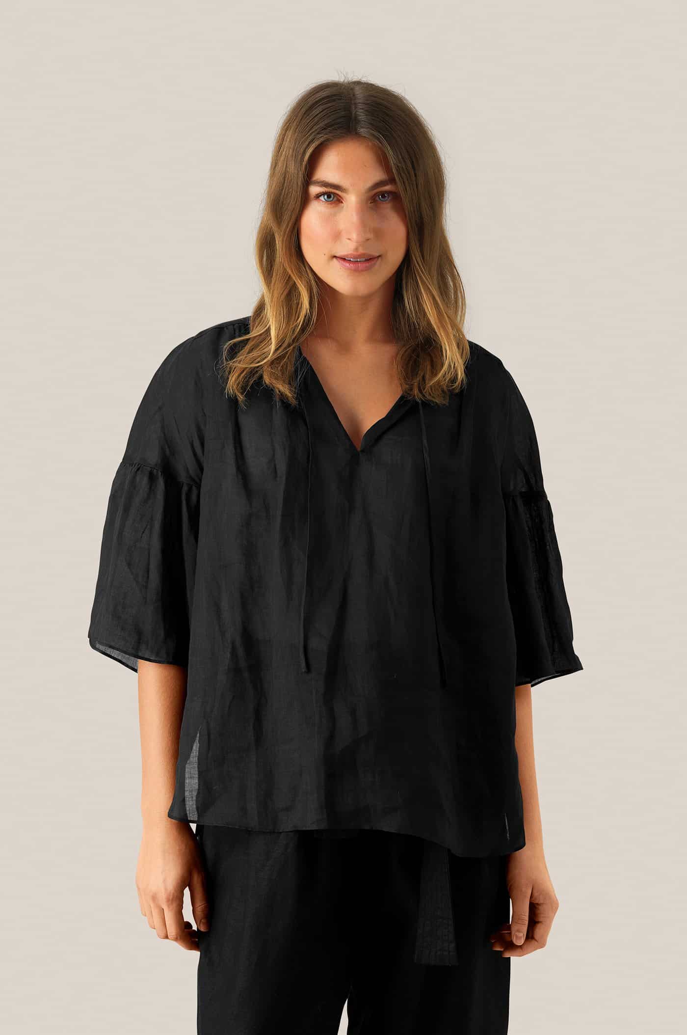 Second-Female_AIDA_SS_BLOUSE_BLACK_1