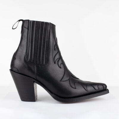 Western Ankle Boot – Black