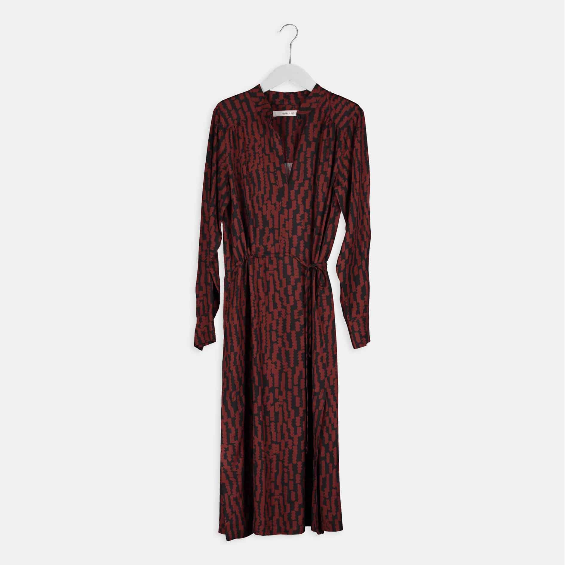 HUMANOID_DAVINA_Dress_MAROON