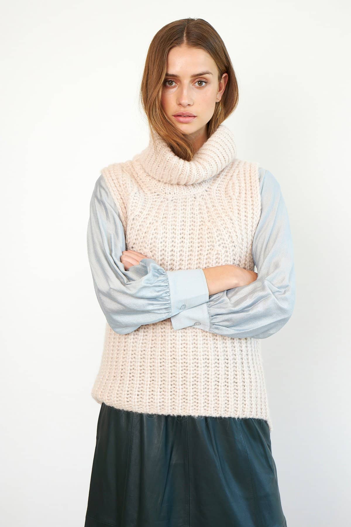 Margareta Concept Store | Ivory Knit Vest