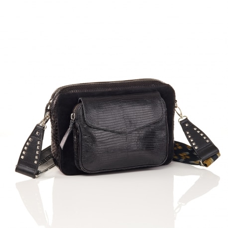 Margareta Concept Store | Black Mix Python Bag Jumbo Charly With ...