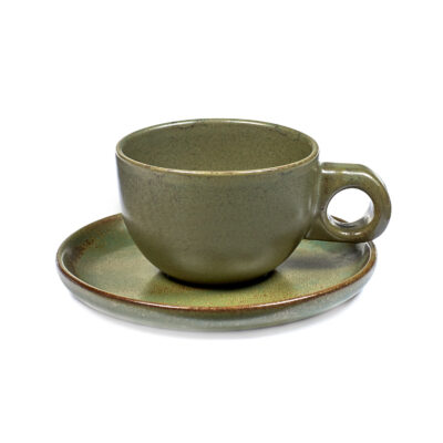 Set of 2 Surface Lungo Cups Camo Green
