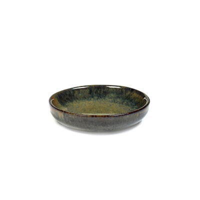 Set of 4 Surface Plates for Olives Indi Grey