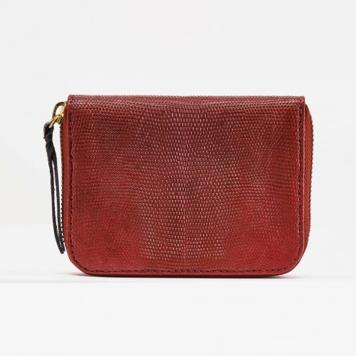 burgundy lizard wallet mini bob 2 copy
