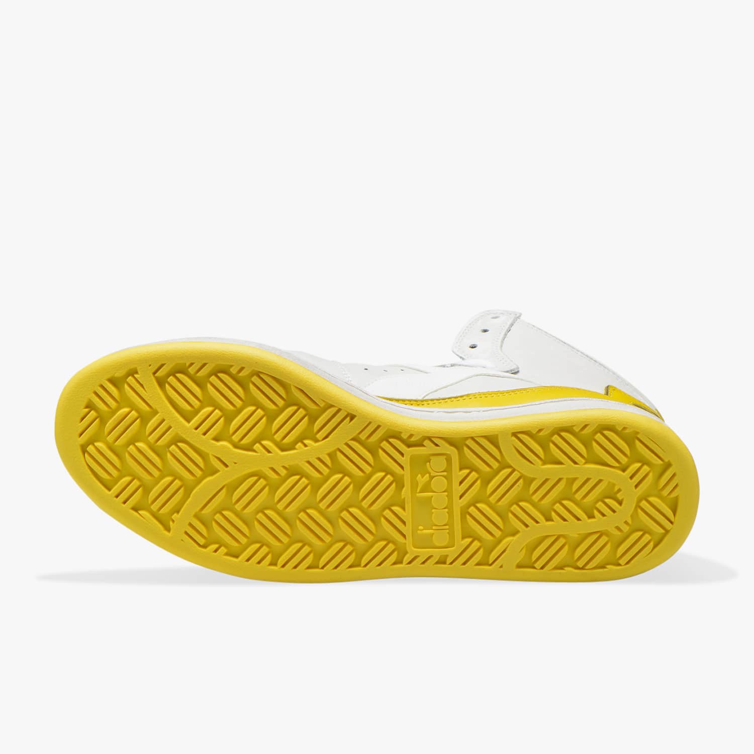 201.158569_C9326_03_HR Diadora Heritage Mi Basket White Empire Yellow