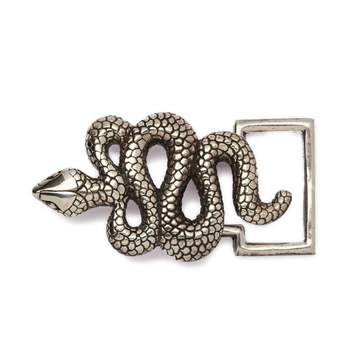 Claris-Virot_Snake-Buckle-Silver