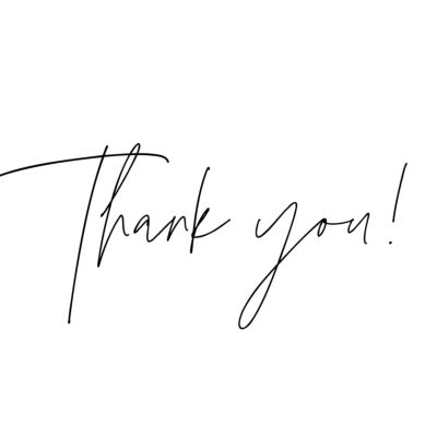 Virtual Gift Card Thank You!