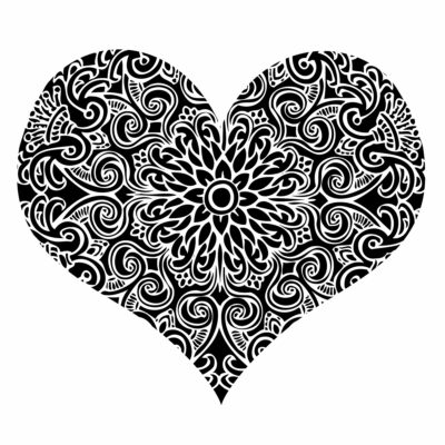 Virtual Gift Card Black Heart