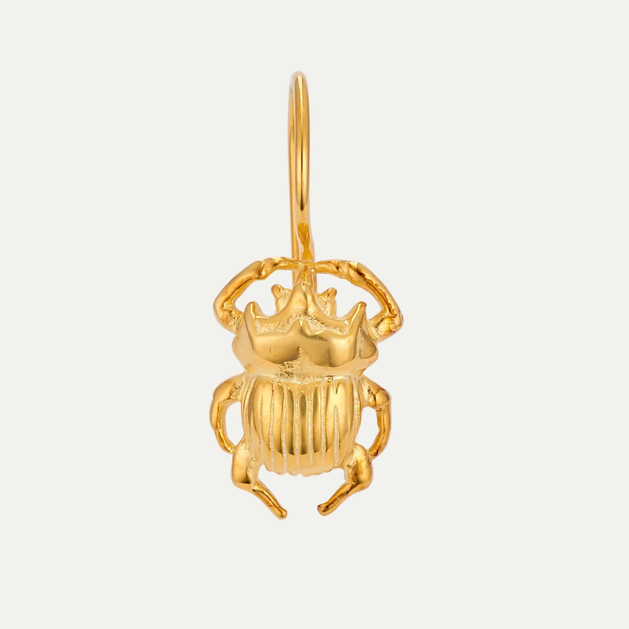 Claris-Virot_Earring_Beetle_gold