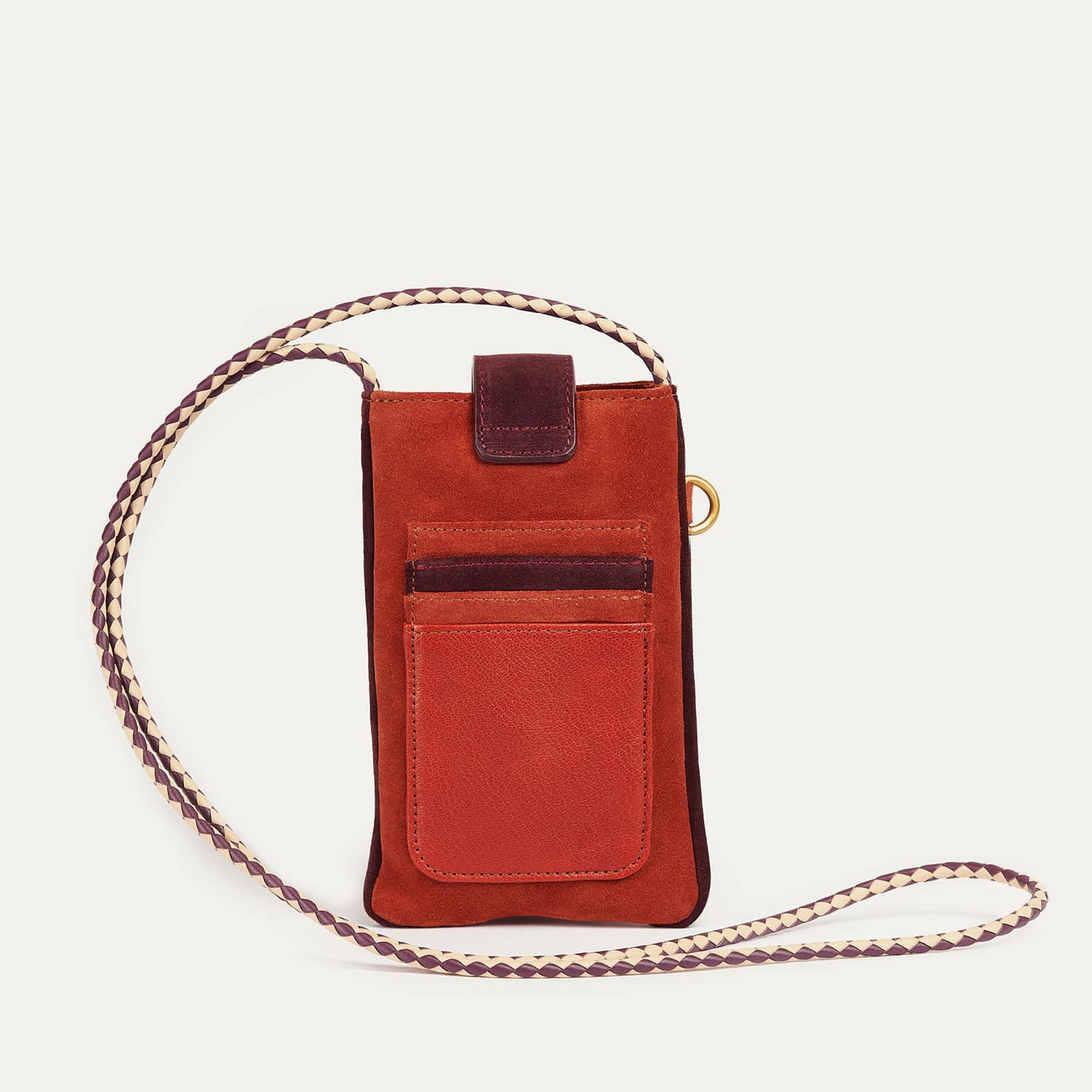 Claris_virot-Phonebag_double-marcus-brique_2