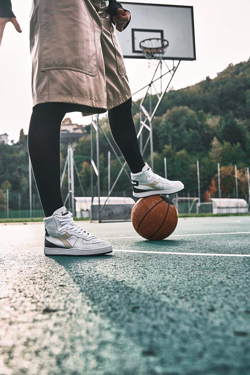 Diadora Heritage Mi Basket Latte | Margareta Concept Store