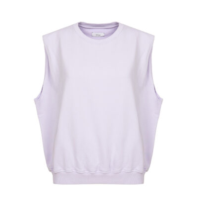 Farla Sleeveless Sweatshirt Pastel Lilac