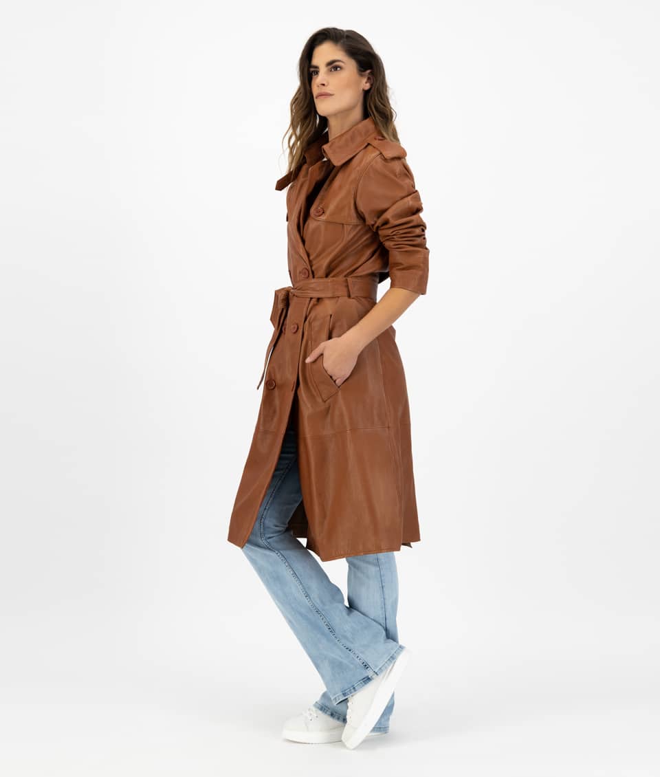 tinsley-trenchcoat-cognac-side