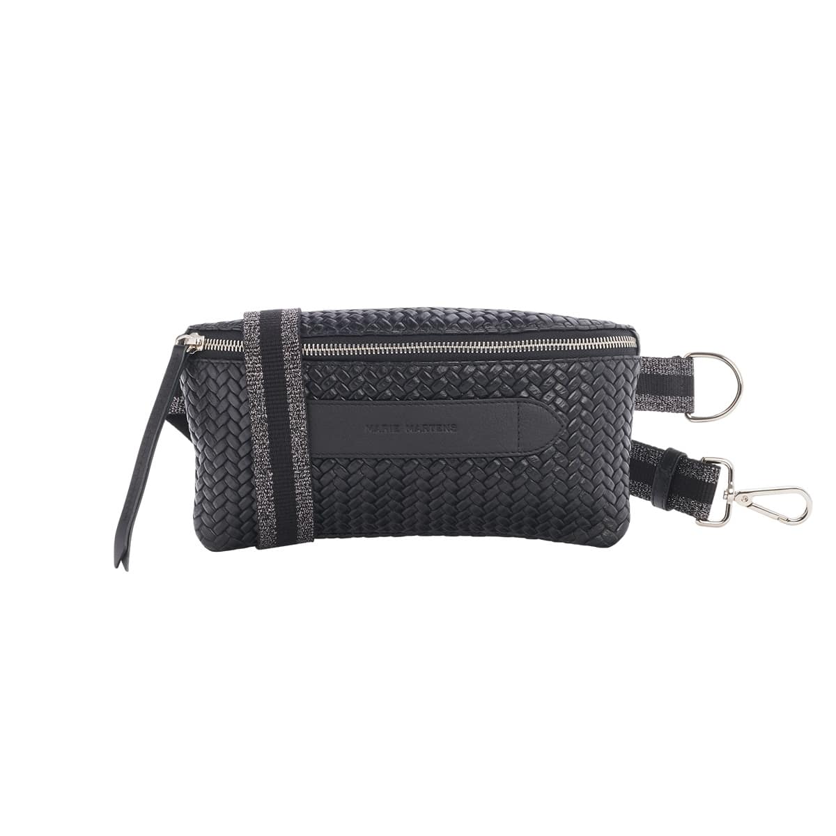 Coachella Black Braided Belt Bag Margareta Concept Store