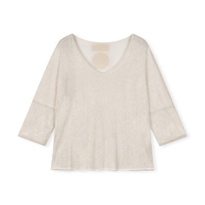 Double Jersey V-neck Top