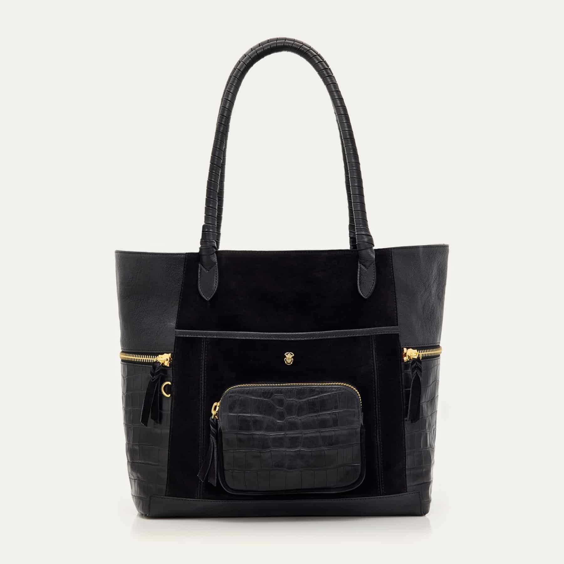 Claris-Virot_velvet-leather-hugo-tote-bag