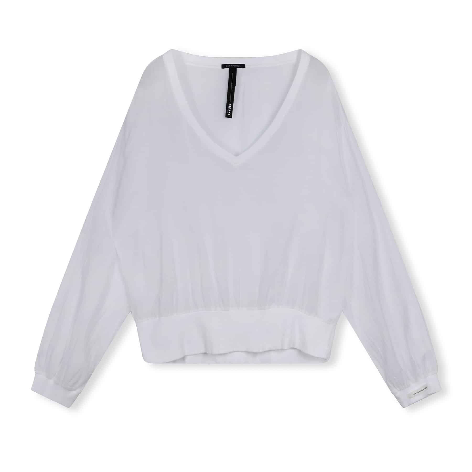10DAYS_V-Neck-Blouse