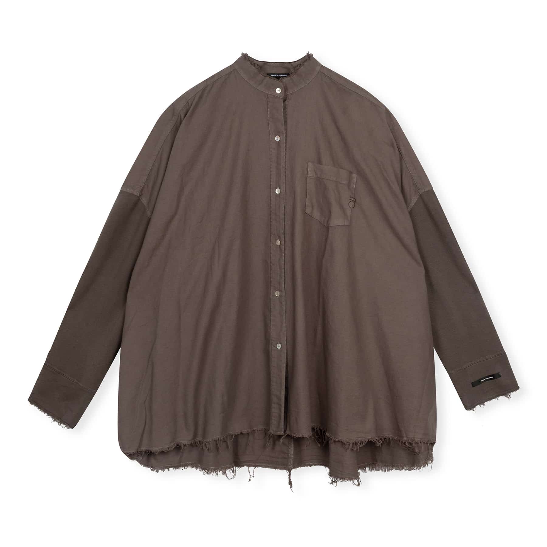 10Days_Pique-Woven-shirt-Rock