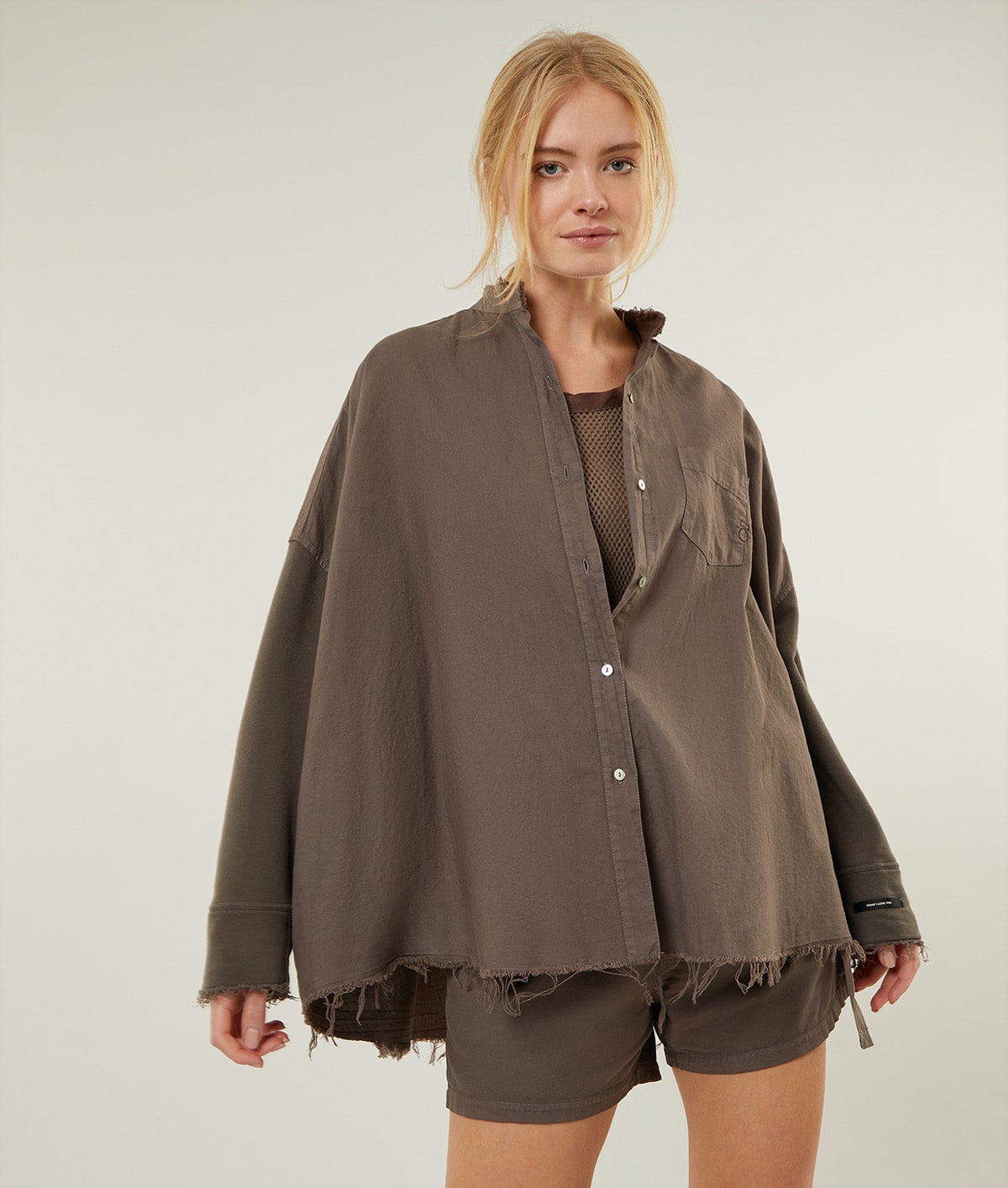 10Days_Pique-Woven-shirt-Rock_2
