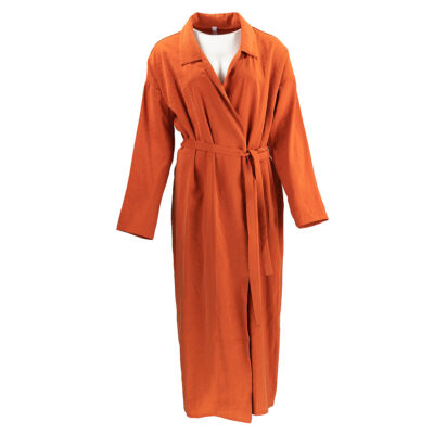 Wrap Dress Burned Orange
