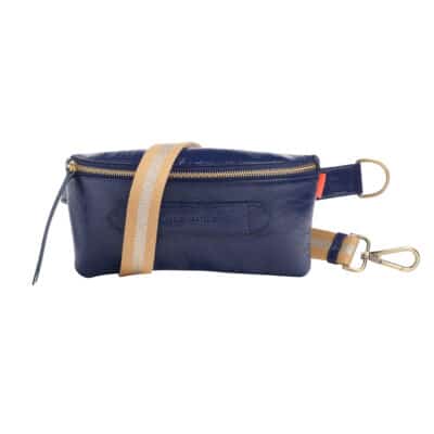 Coachella Belt Bag Navy Patent
