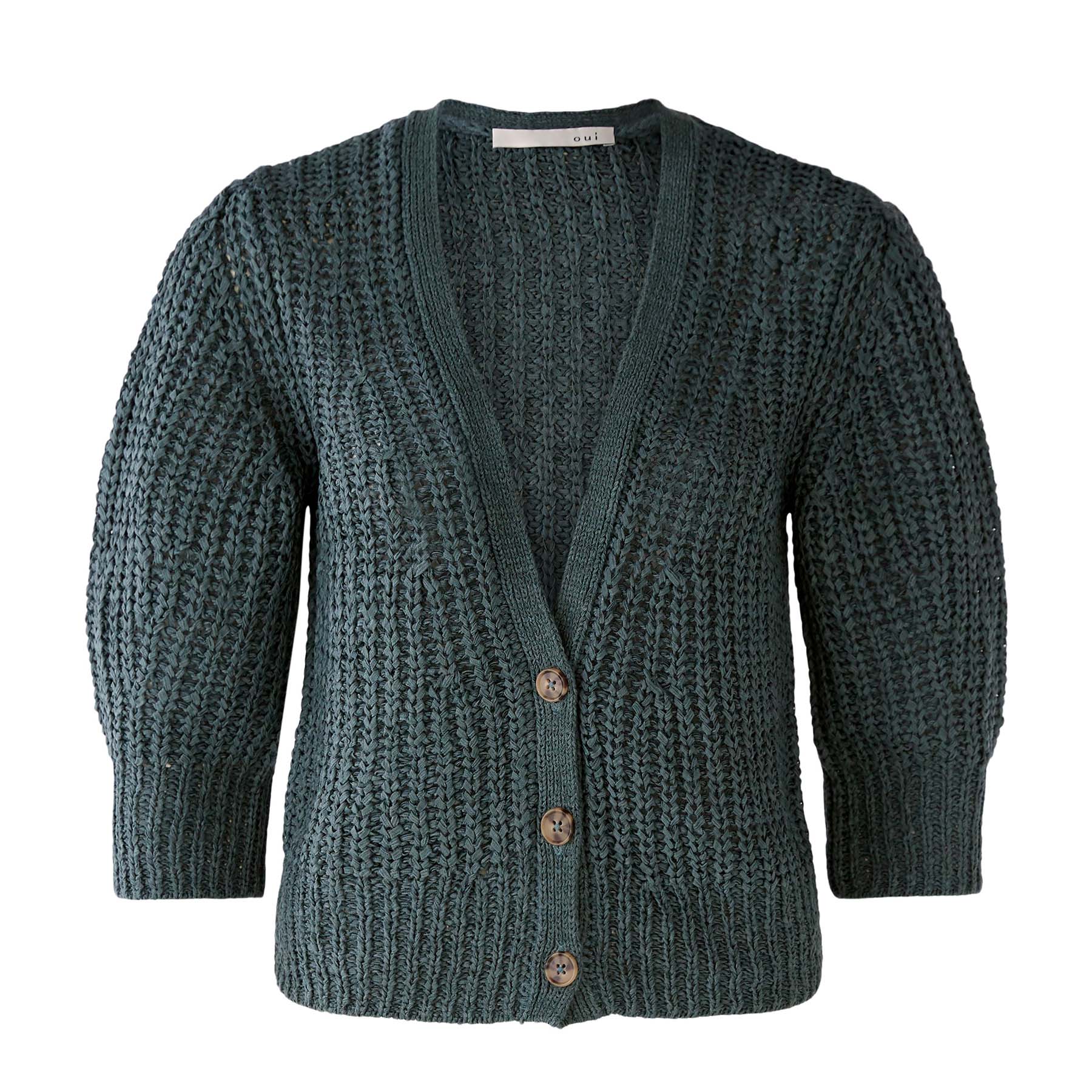 Oui_Short-cardigan