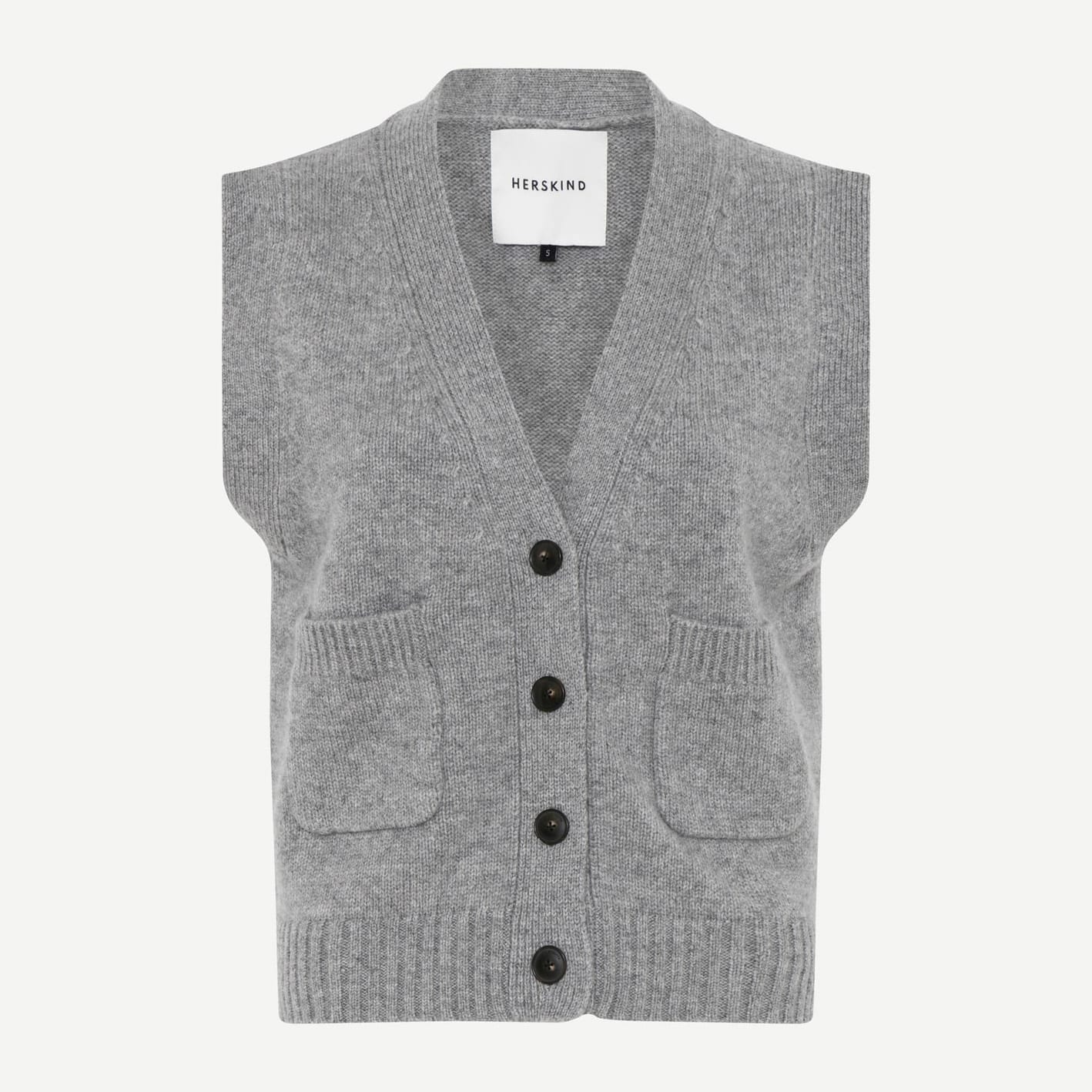 Herskind_Thea_Knit_Vest_Grey