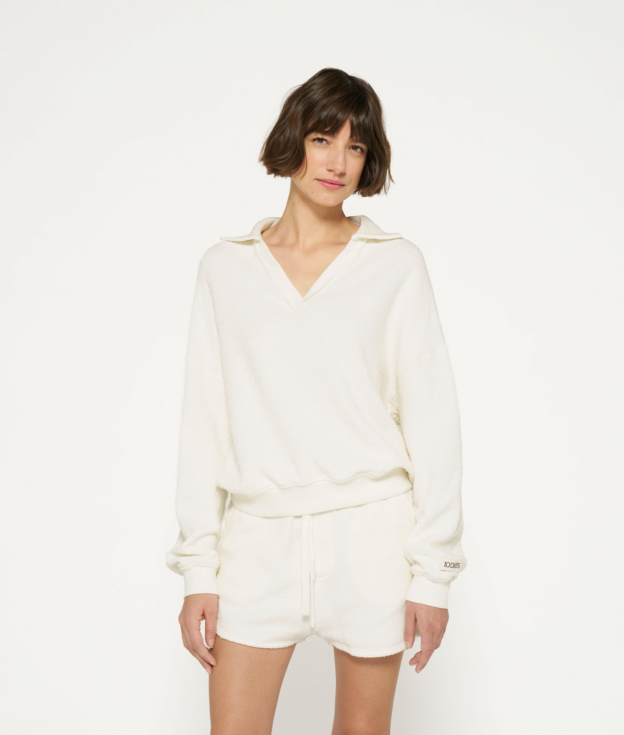 10Days_Texture-fleece-polo-sweater_1