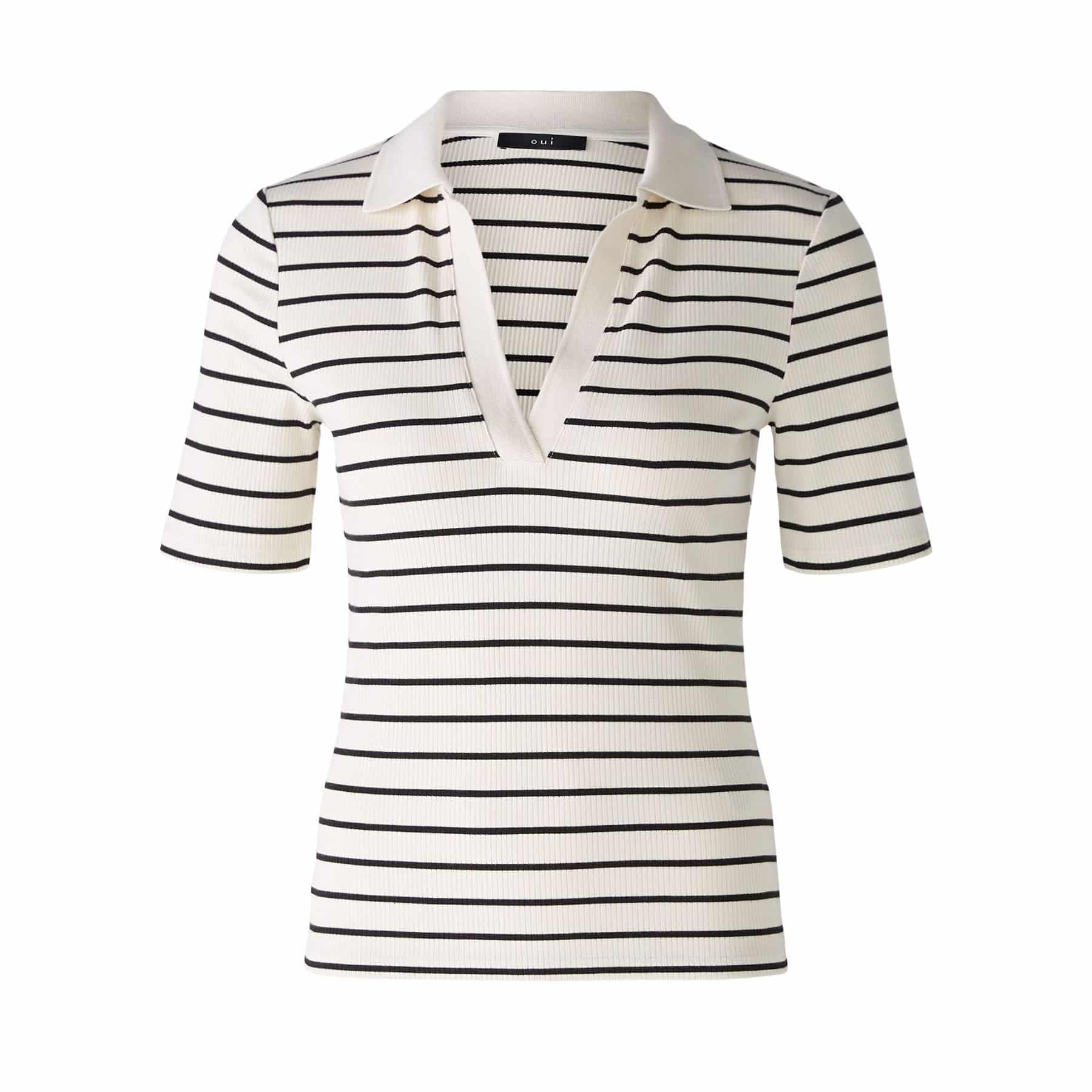 Oui_Polo_Offwhite-Black