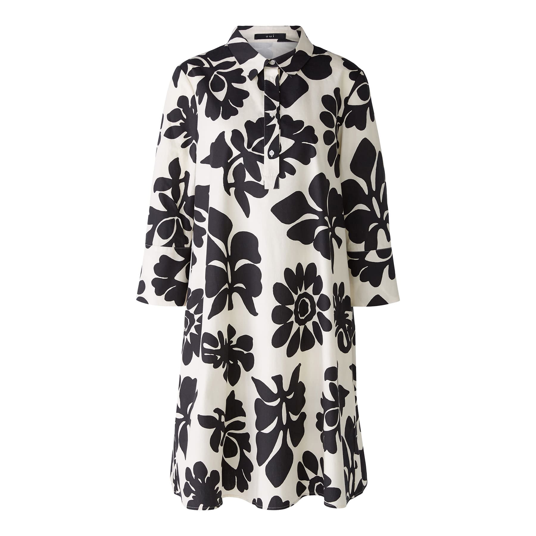 Oui-dress-BlackWhite