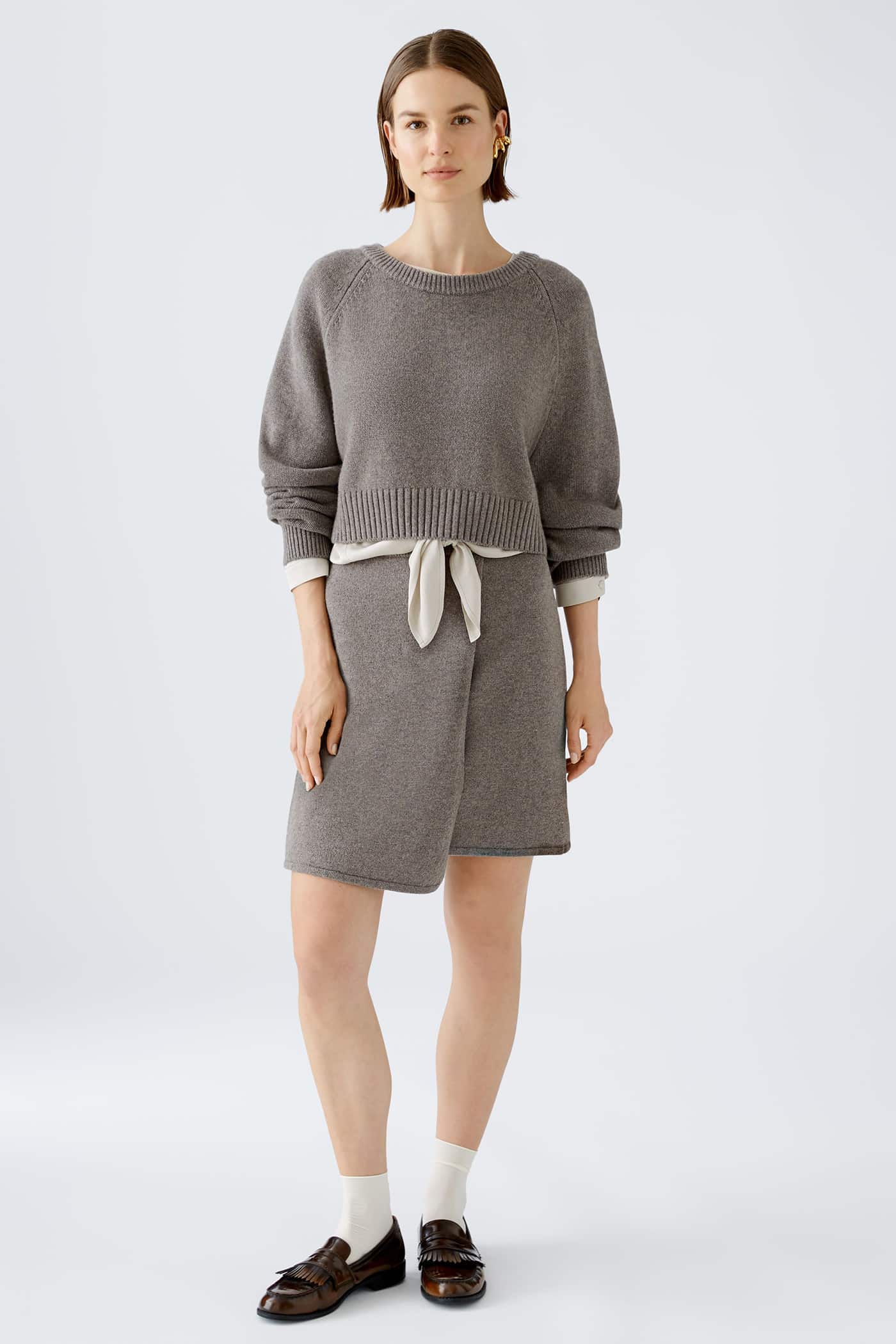 Oui_Knitted-Skirt-taupe_1