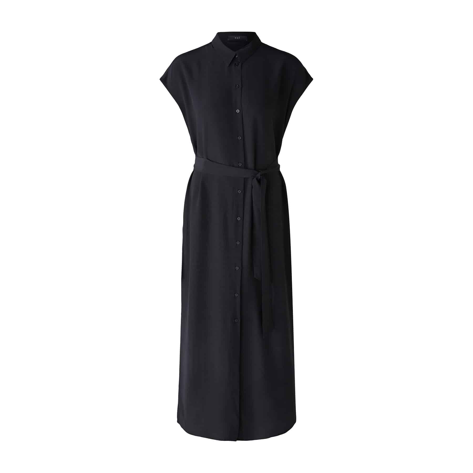 Oui_Sleeveless-dress_Black
