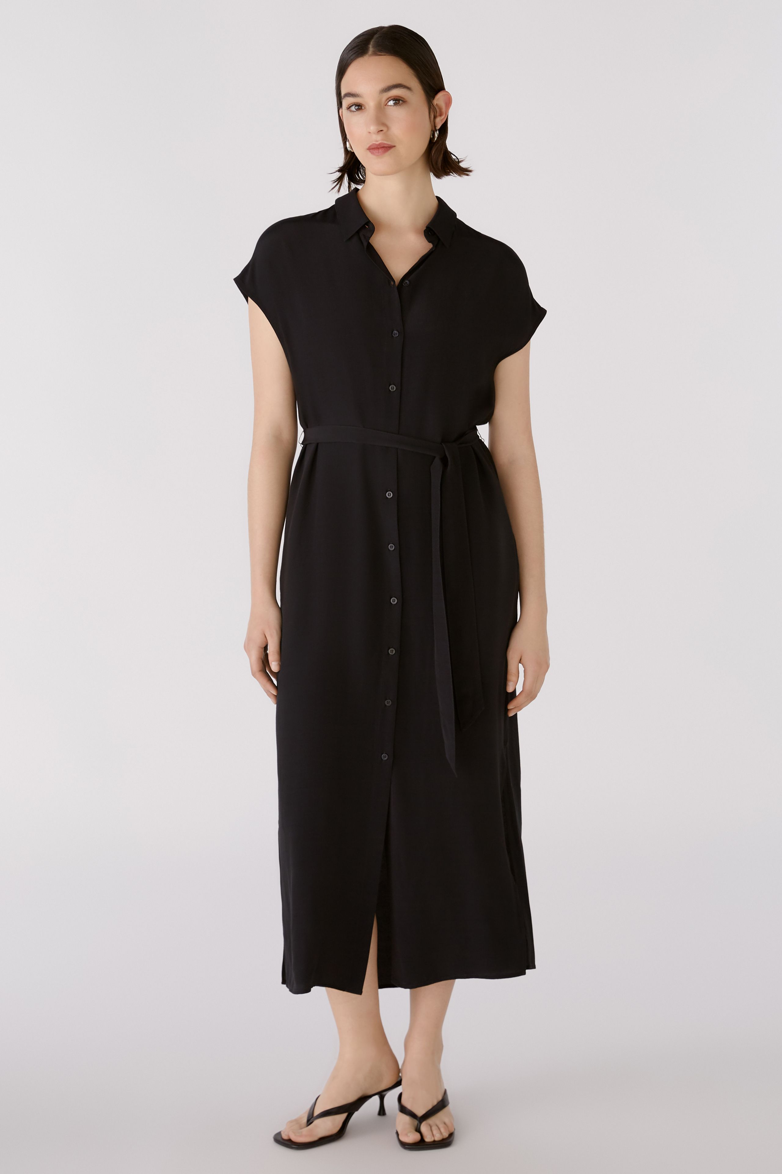 Oui_Sleeveless-dress_Black_1