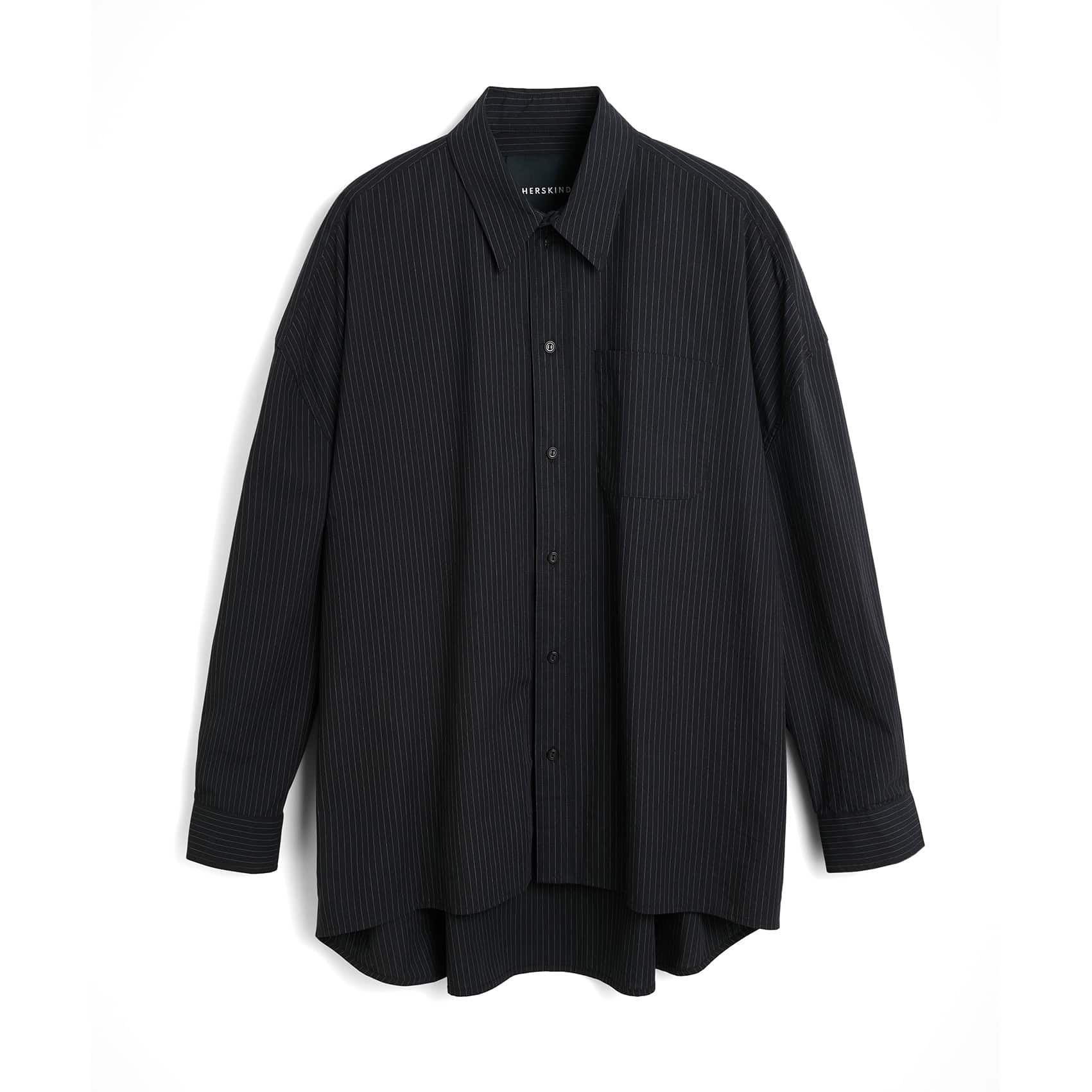 Herskind_Lex-Shirt_Pinstripe-Black_