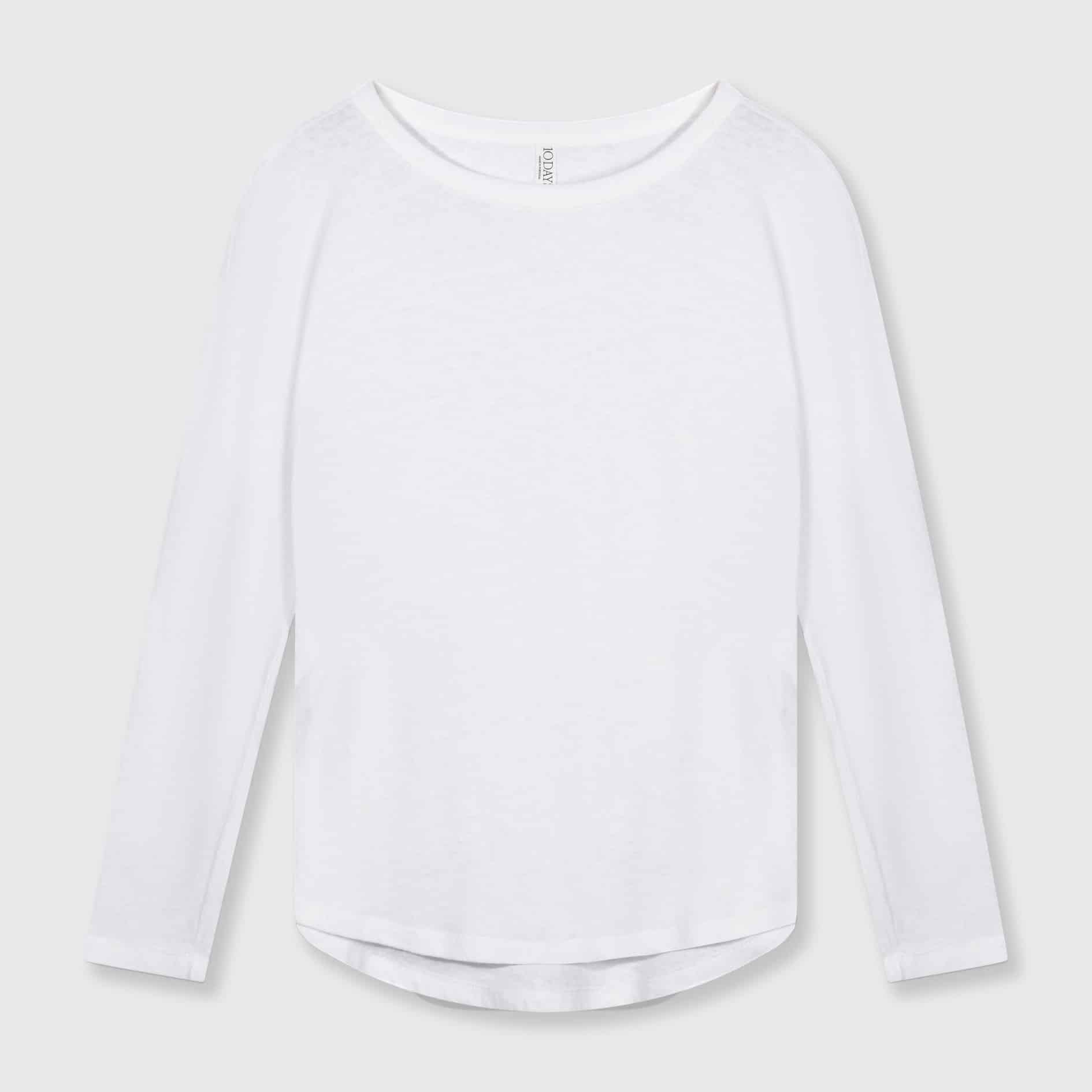 10DAYS_Long-sleeve-Linen_White