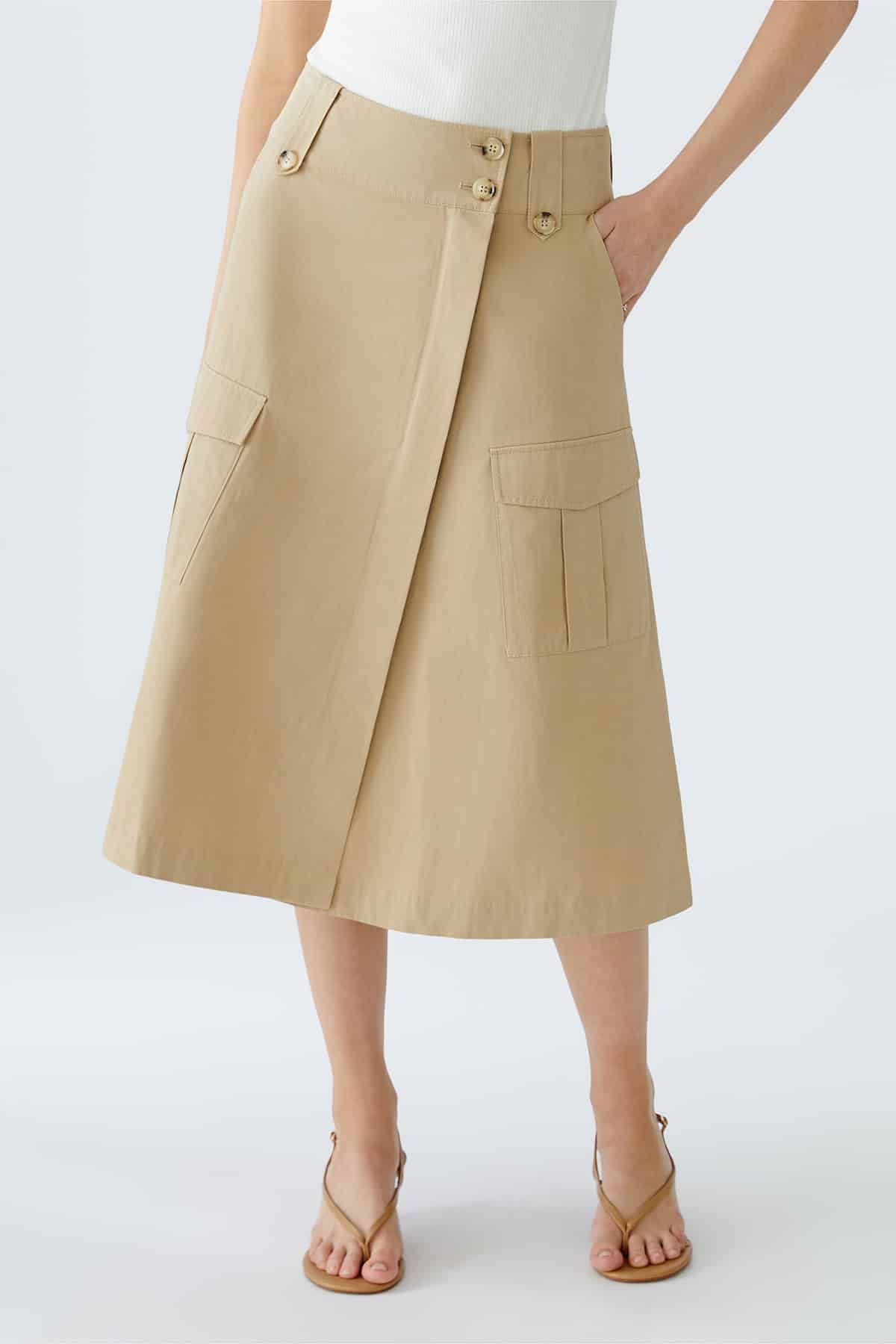 Oui-Midi-skirt-Desert-tan_4
