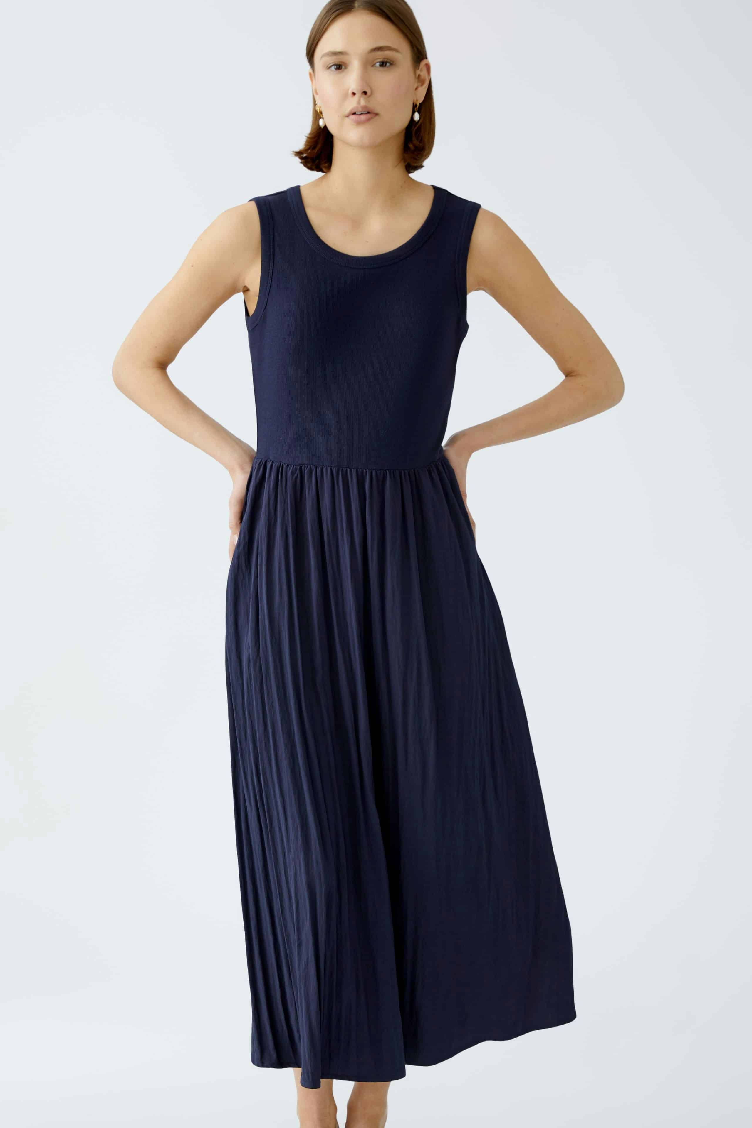 Oui-Sleeveless-Dress_dark-blue_2