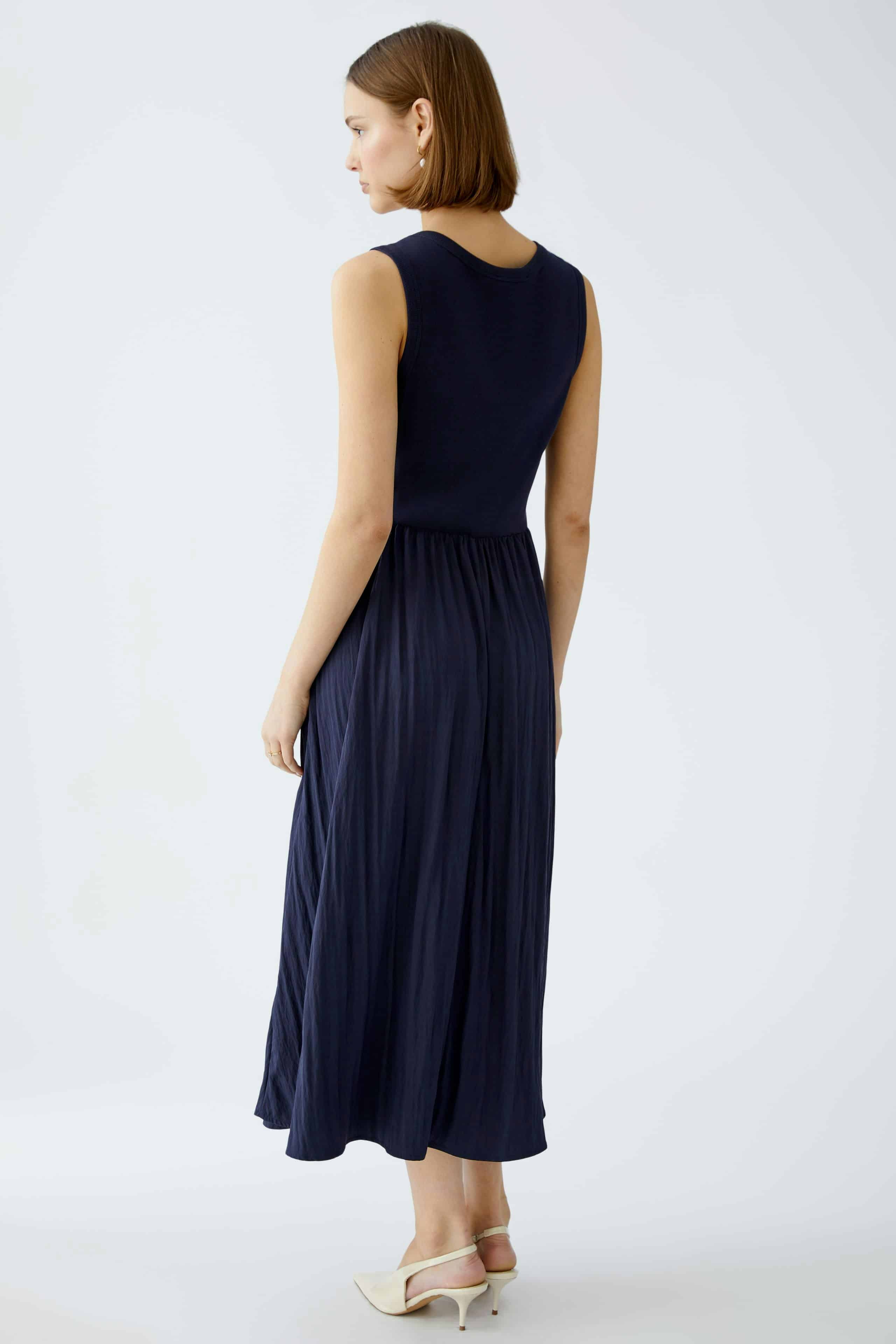 Oui-Sleeveless-Dress_dark-blue_4