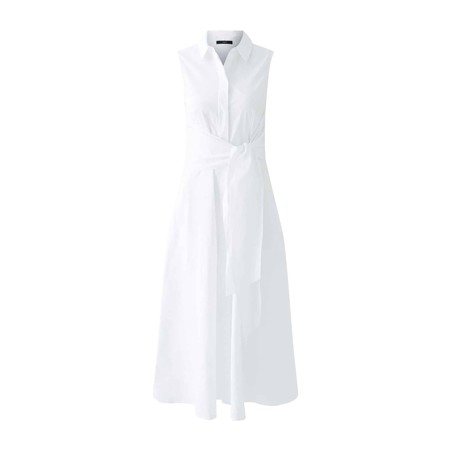 Oui-Sleeveless-Dress-White