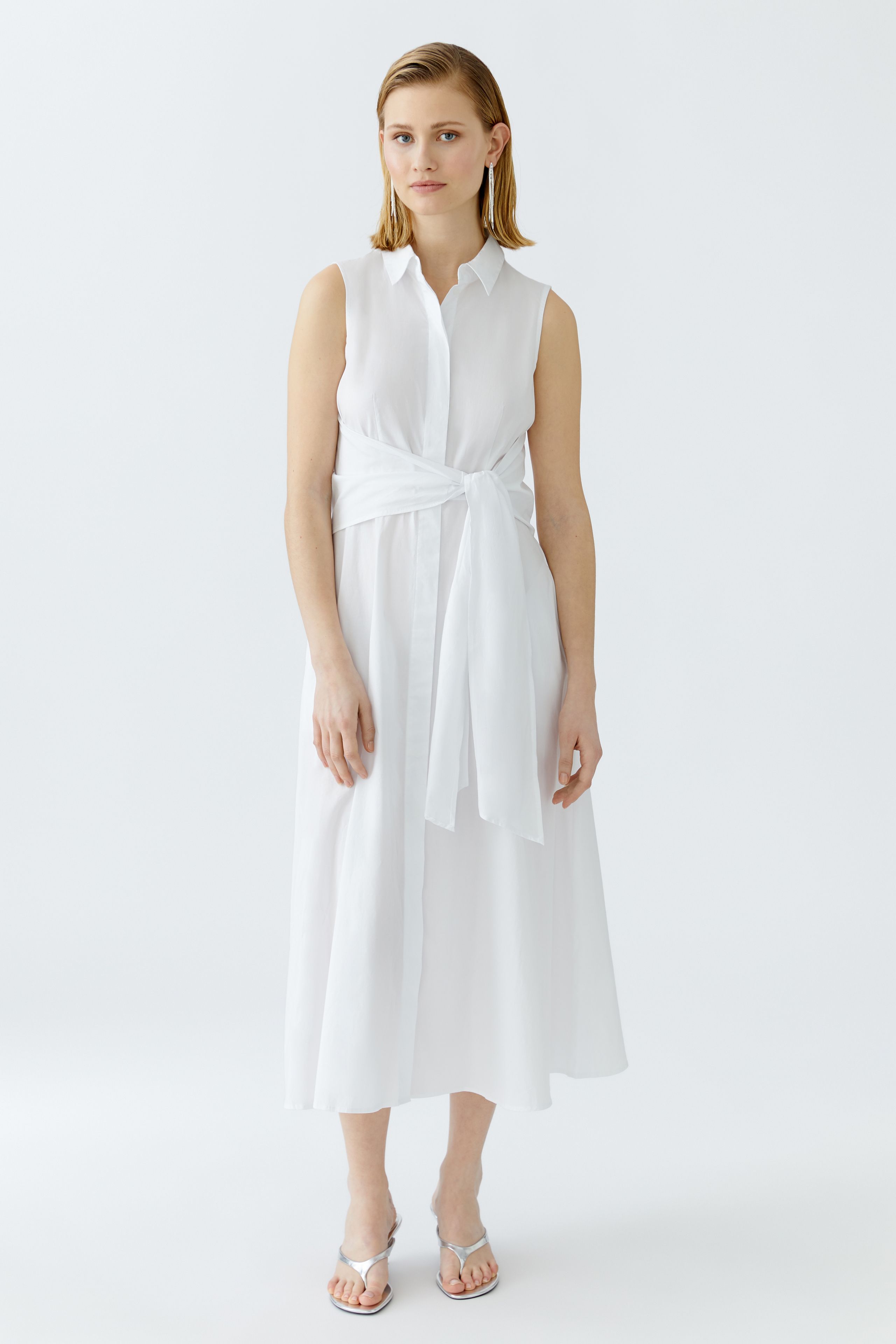 Oui-Sleeveless-Dress-White_5