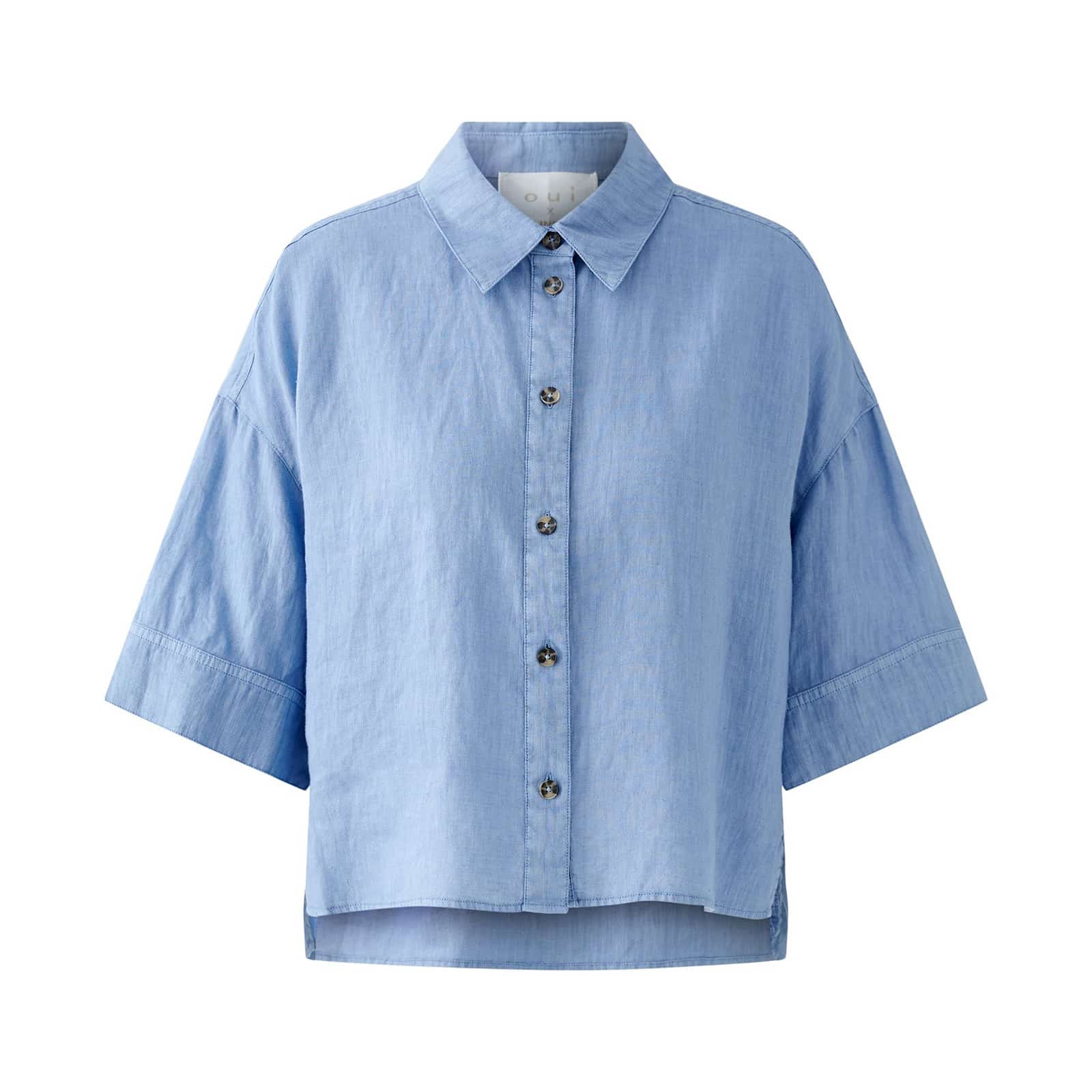 Oui-Blouse-ocean-blue