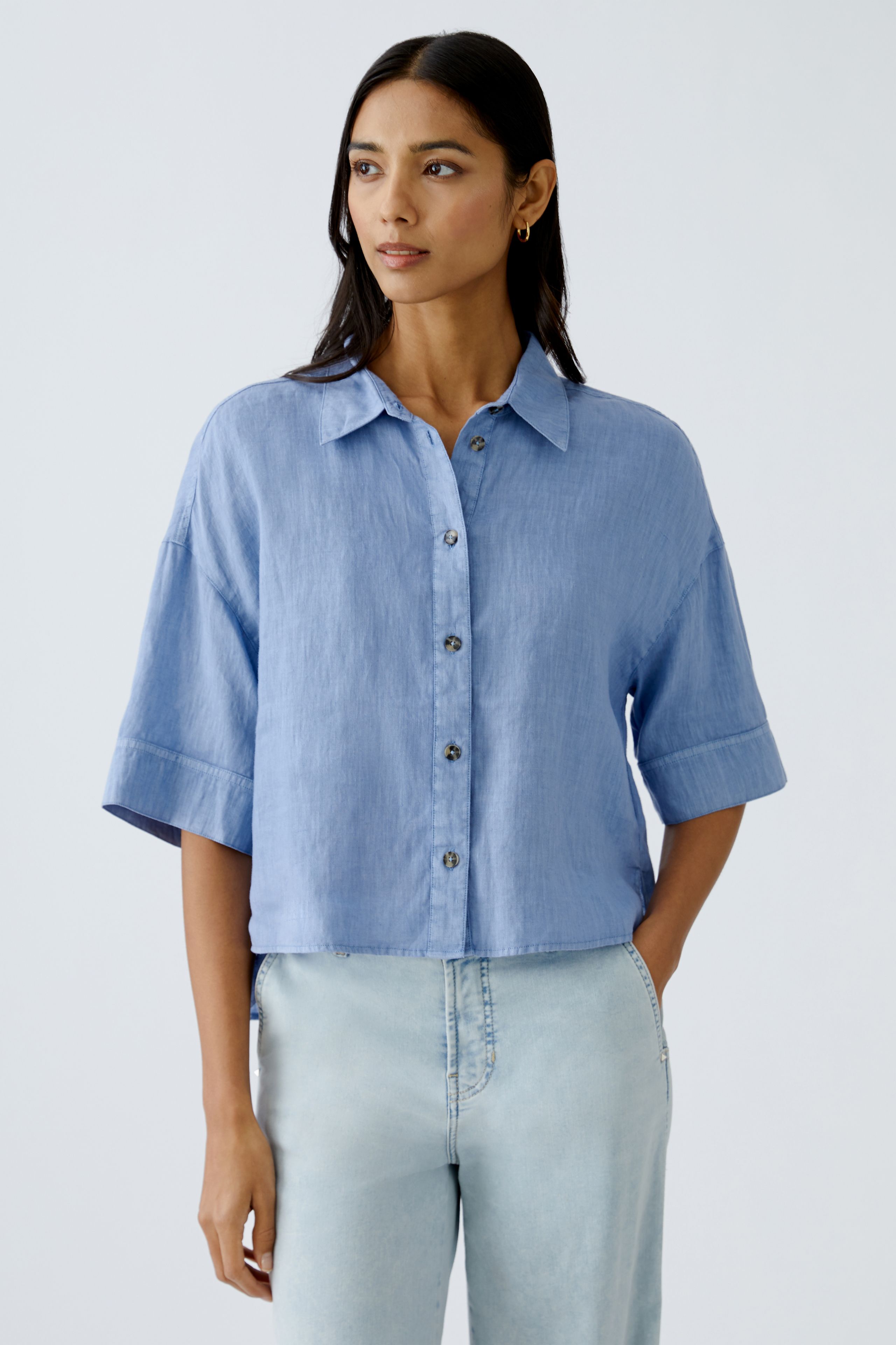 Oui-Blouse-ocean-blue_4