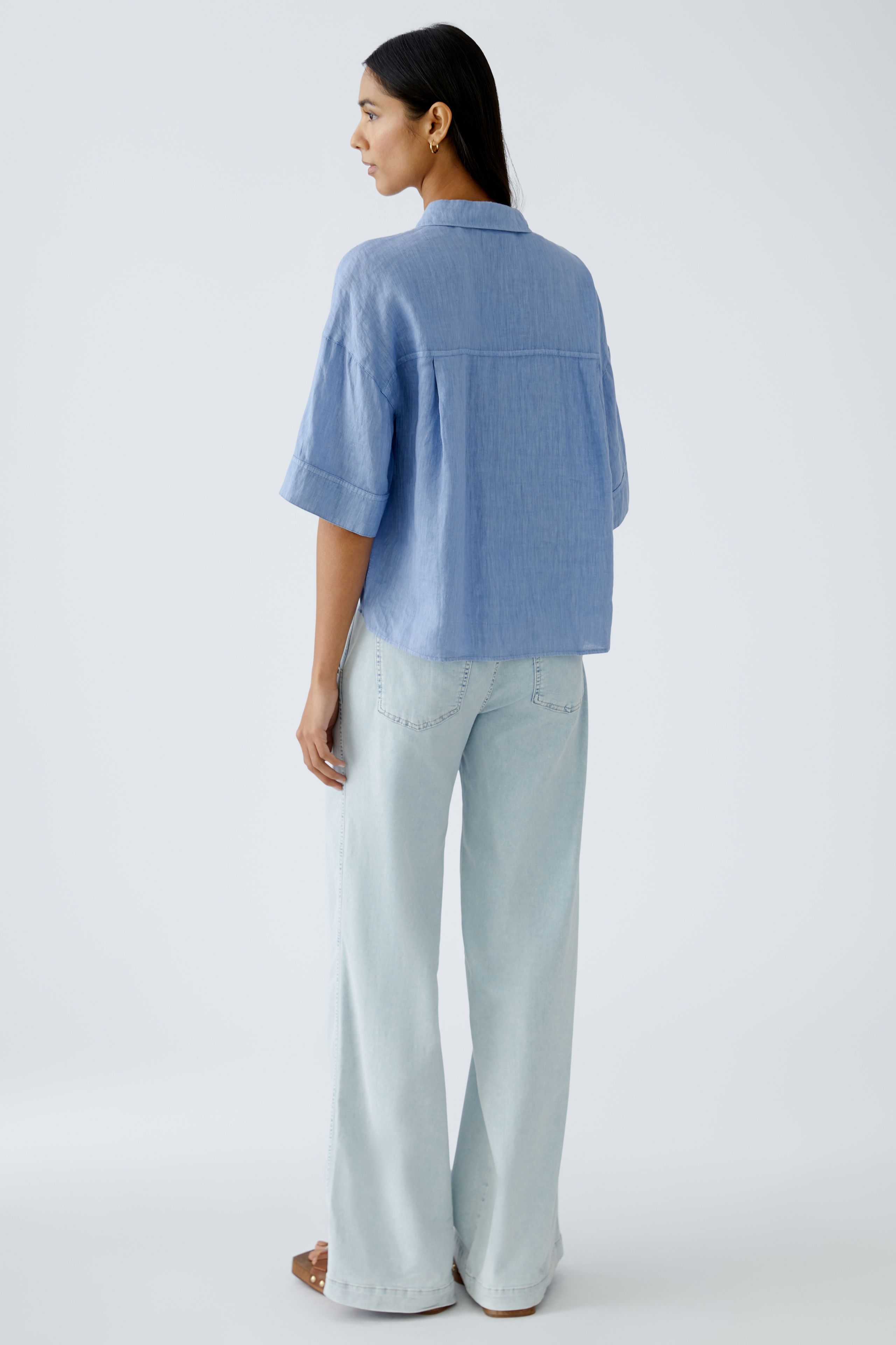 Oui-Blouse-ocean-blue_7