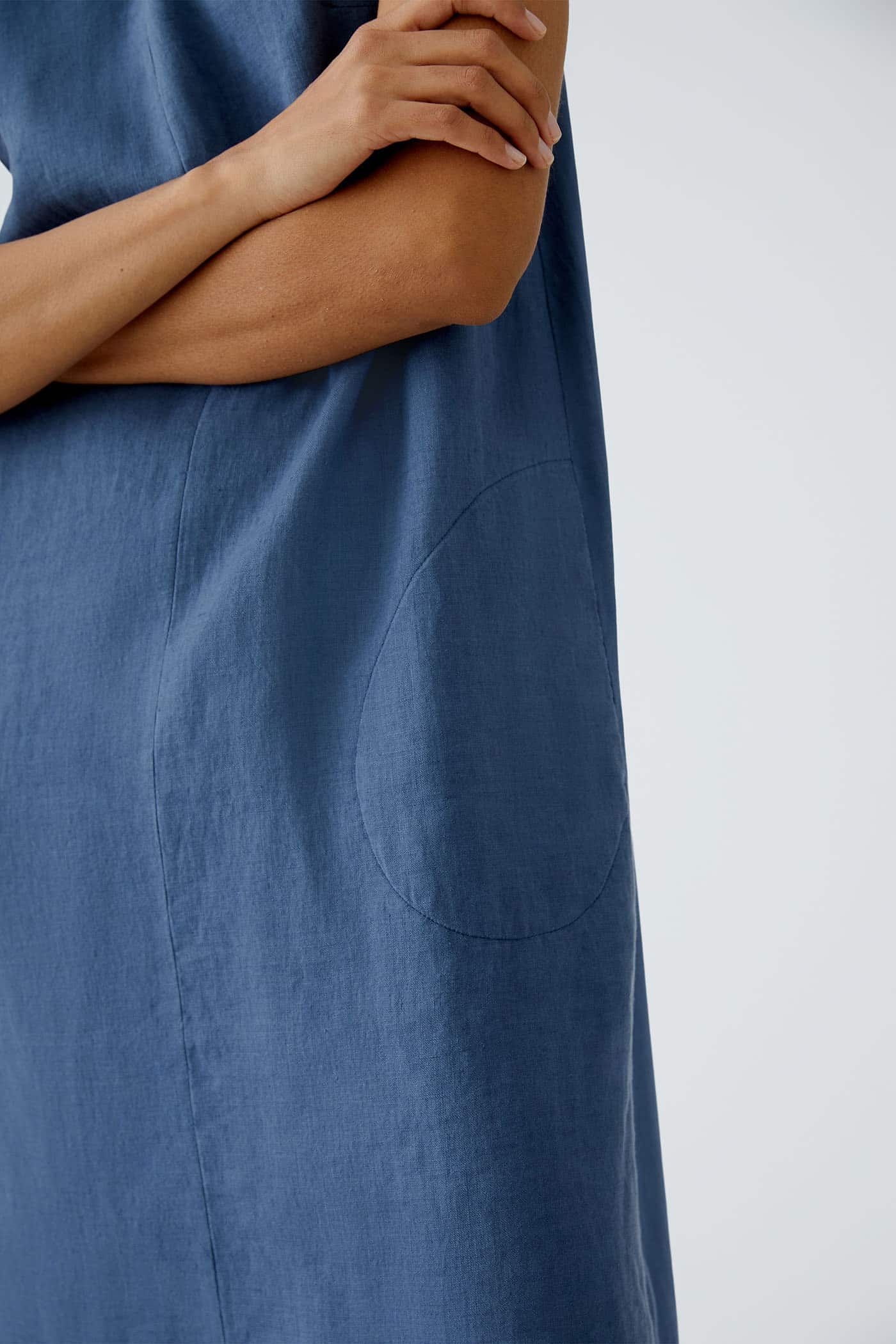 Oui-Sleeveless-Dress-blue_6